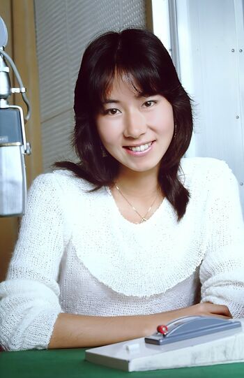 「ミスDJ」を務めていた女子大生時代(画像提供、文化放送)