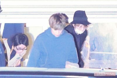 横尾渉（左）、千賀健永（中央）、北山宏光（右）