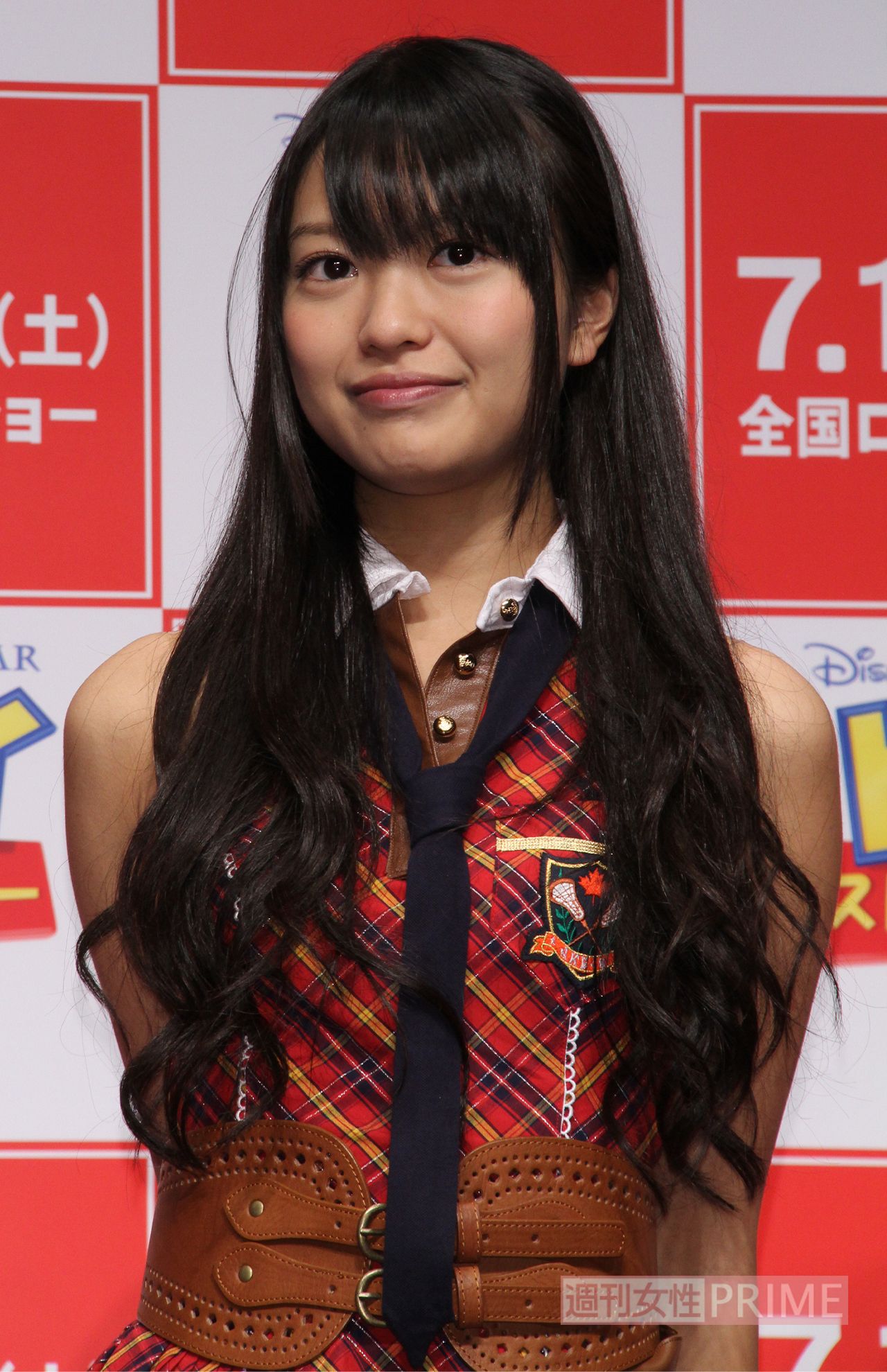 初のフロントメンバーに選ばれたころの北原里英（2010年5月）