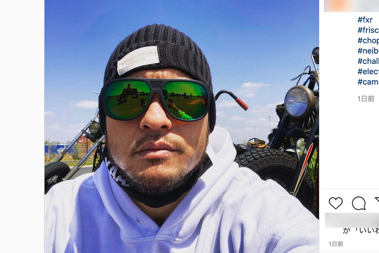 長瀬智也らしき男性が