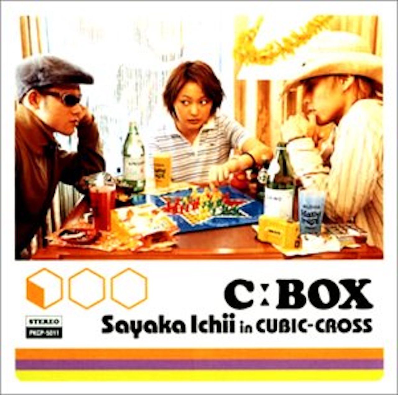 市井紗耶香 in CUBIC-CROSSが出したアルバム『C:BOX』のジャケット写真