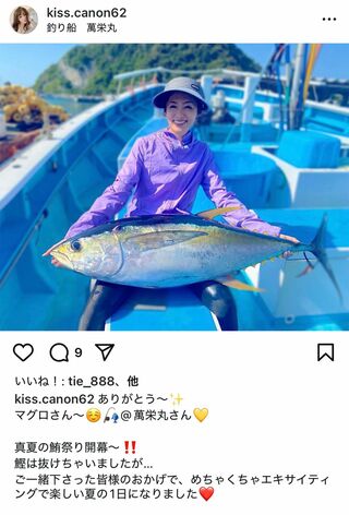 川崎麻世の妻である料理研究家の花音さん（本人のインスタグラムより）