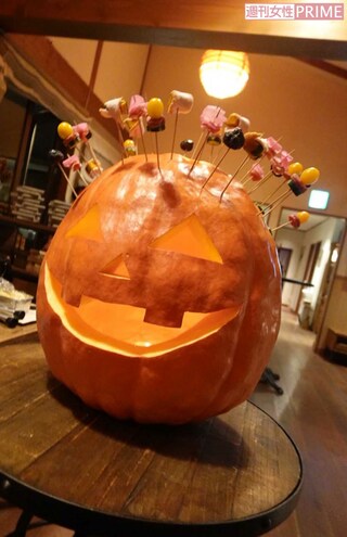 ハロウィンも楽しいものですね!　写真提供／加藤綾菜