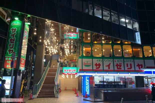 渋谷の繁華街　撮影／三九二汐莉