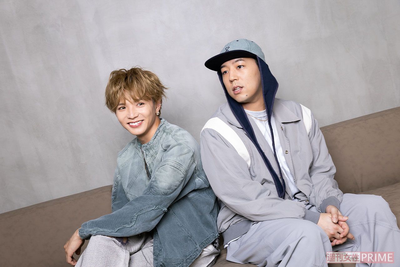 FANTASTICS　写真左から佐藤大樹、世界　撮影／矢島泰輔