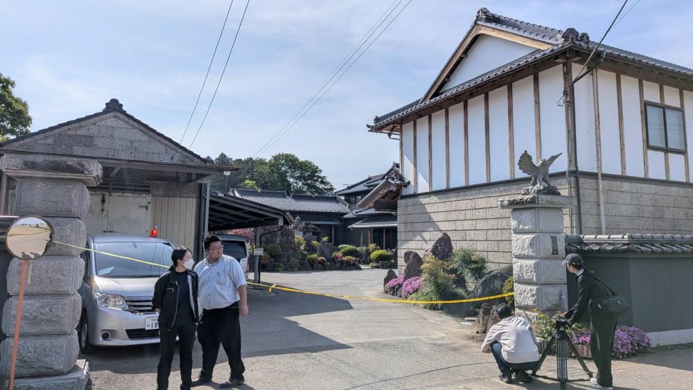 《栃木県上三川町》殺害された69歳の女性の自宅には規制線が