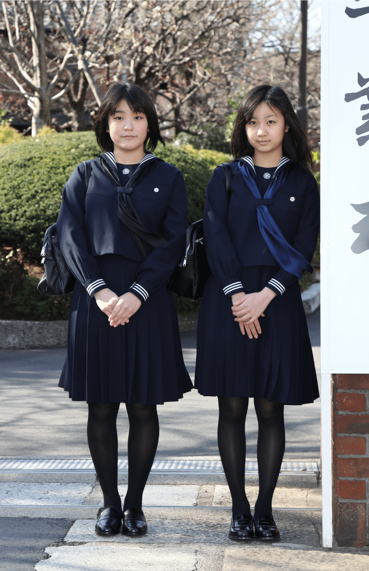 学習院女子中等科の卒業式に出席した佳子さま。姉の眞子さんは女子高等科を卒業（2010年3月22日）