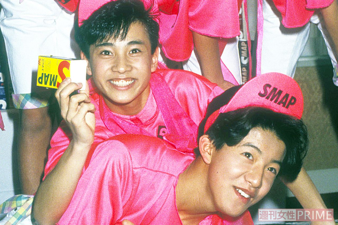 若かりし木村拓哉と中居正広