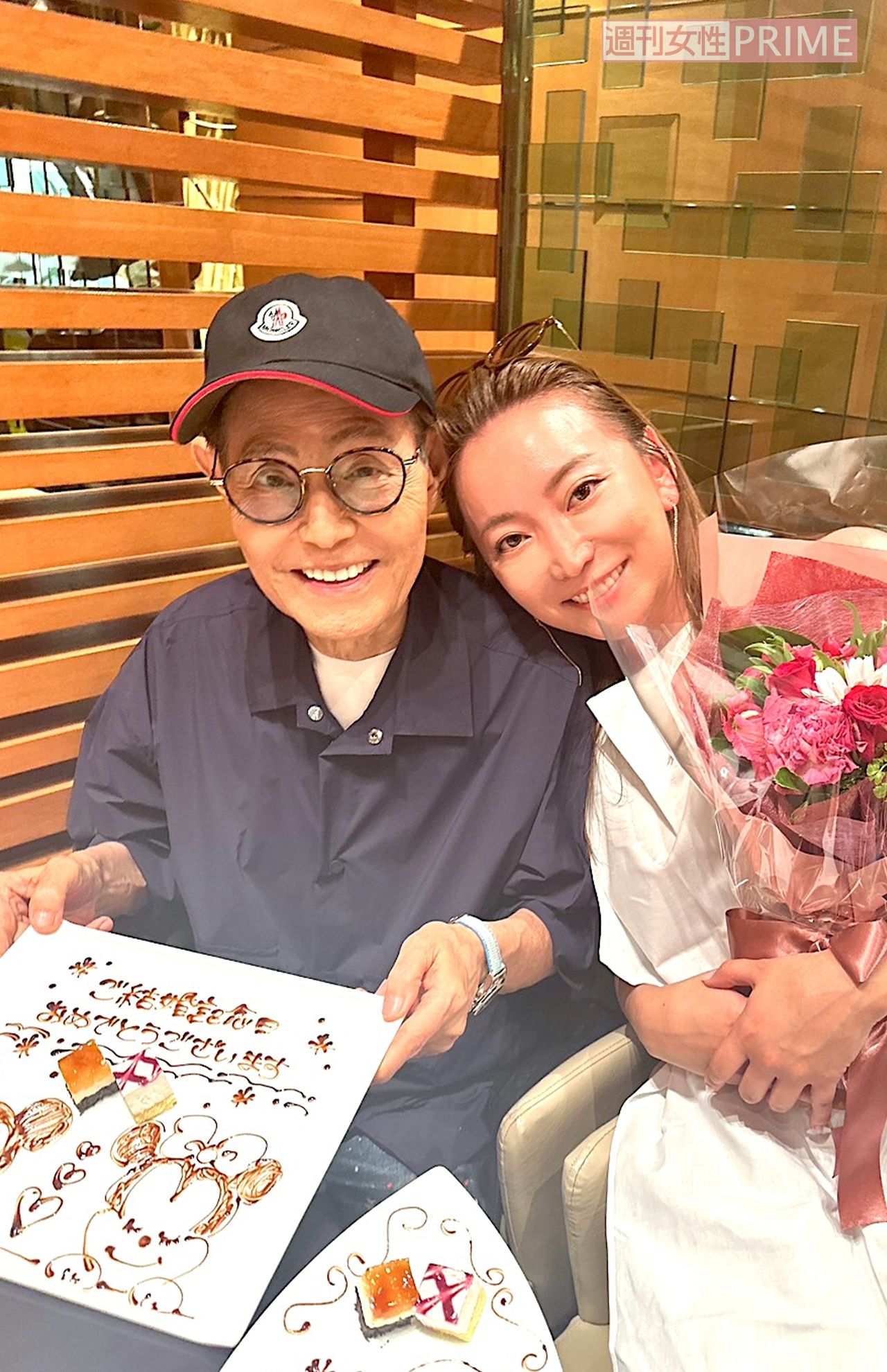 私たちの結婚記念日を覚えていてくれて、一緒に祝ってくれる周りの方々に、感謝です!　写真提供／加藤綾菜