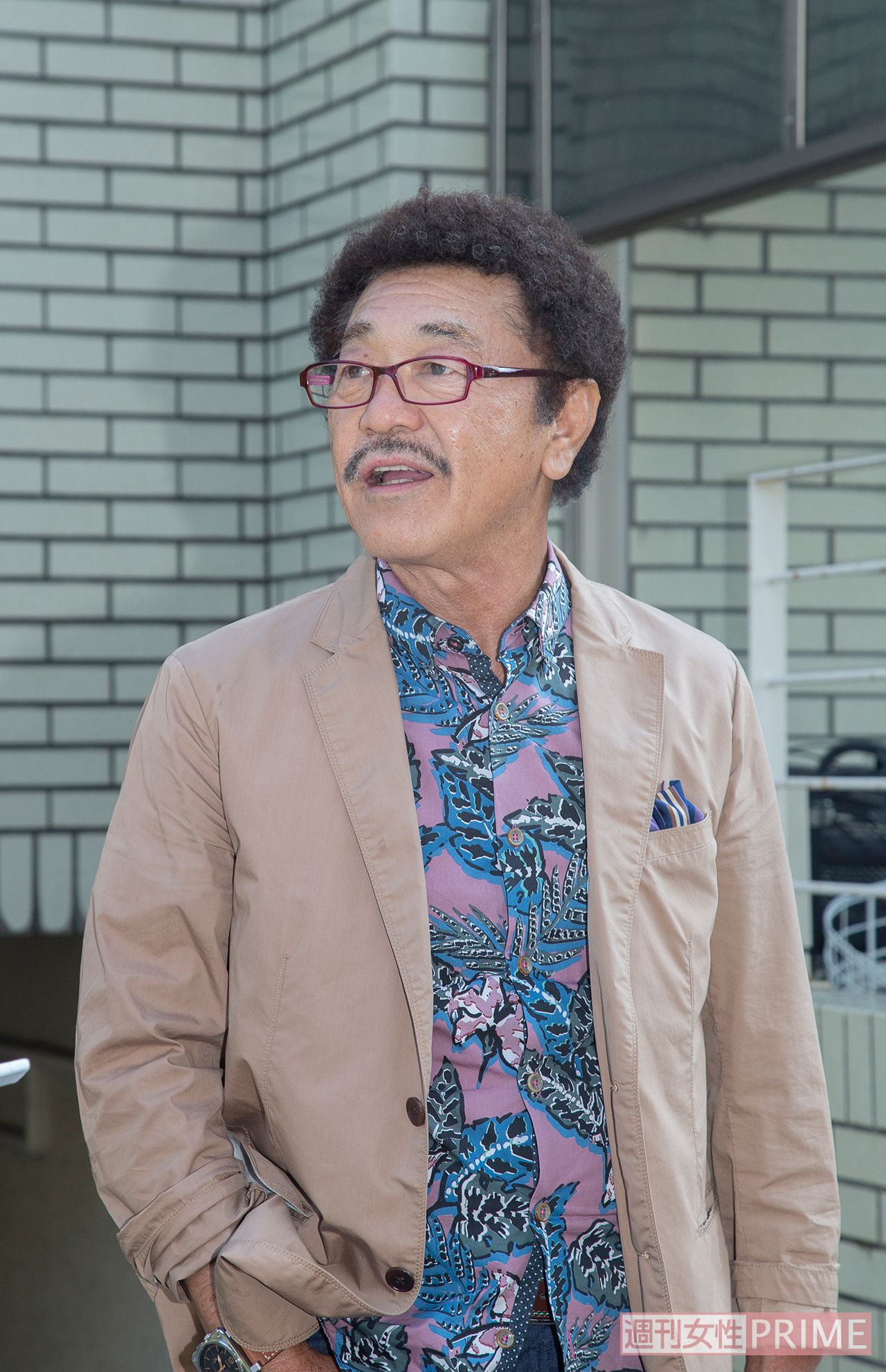 直撃取材に対応してくれた具志堅用高