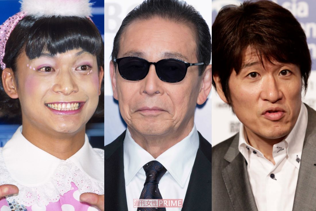 左から、香取慎吾、タモリ、林修