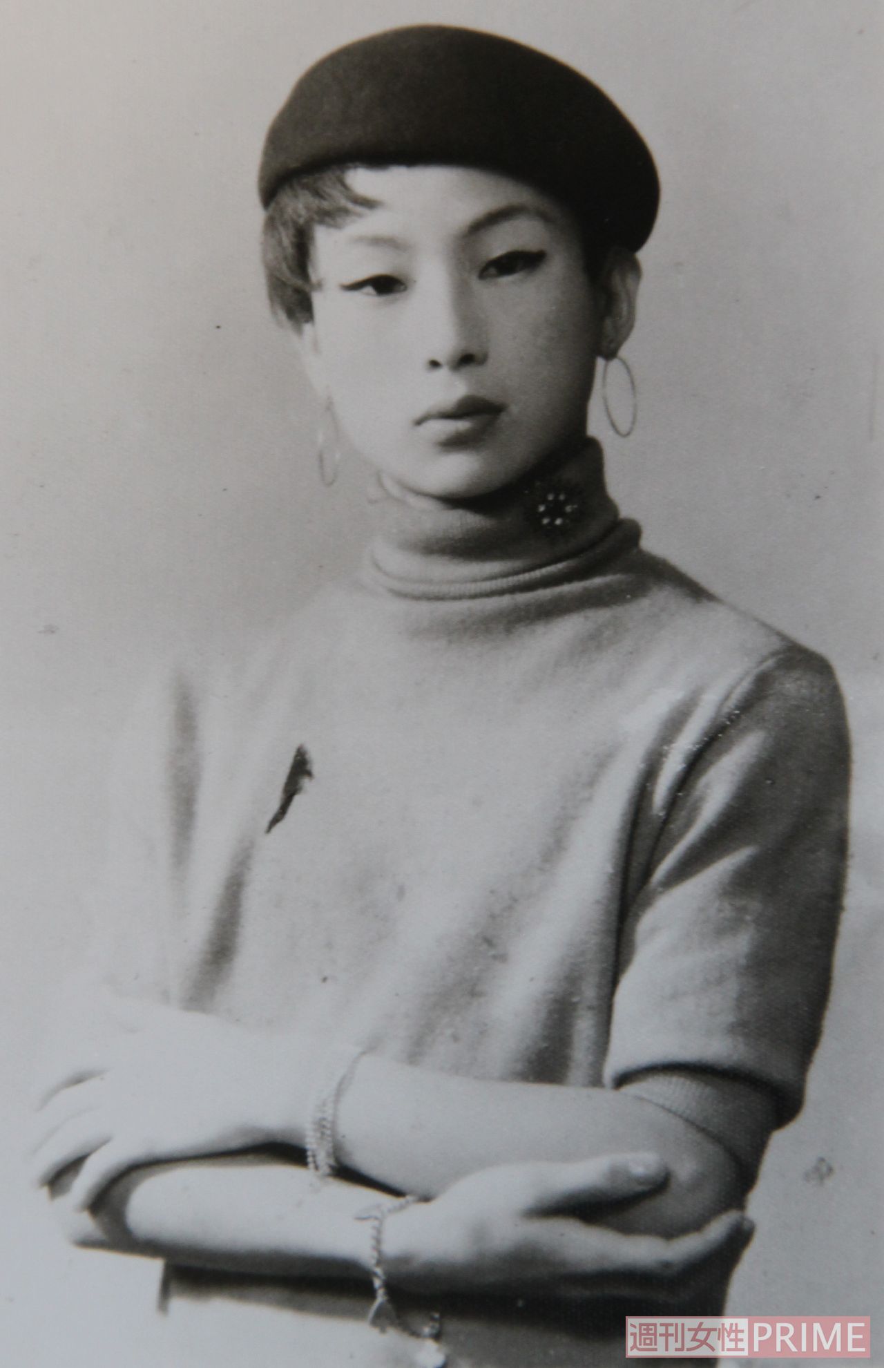 カルーセル麻紀がゲイバーで働き始めた15歳のころ。当時の源氏名は「マメコ」だった