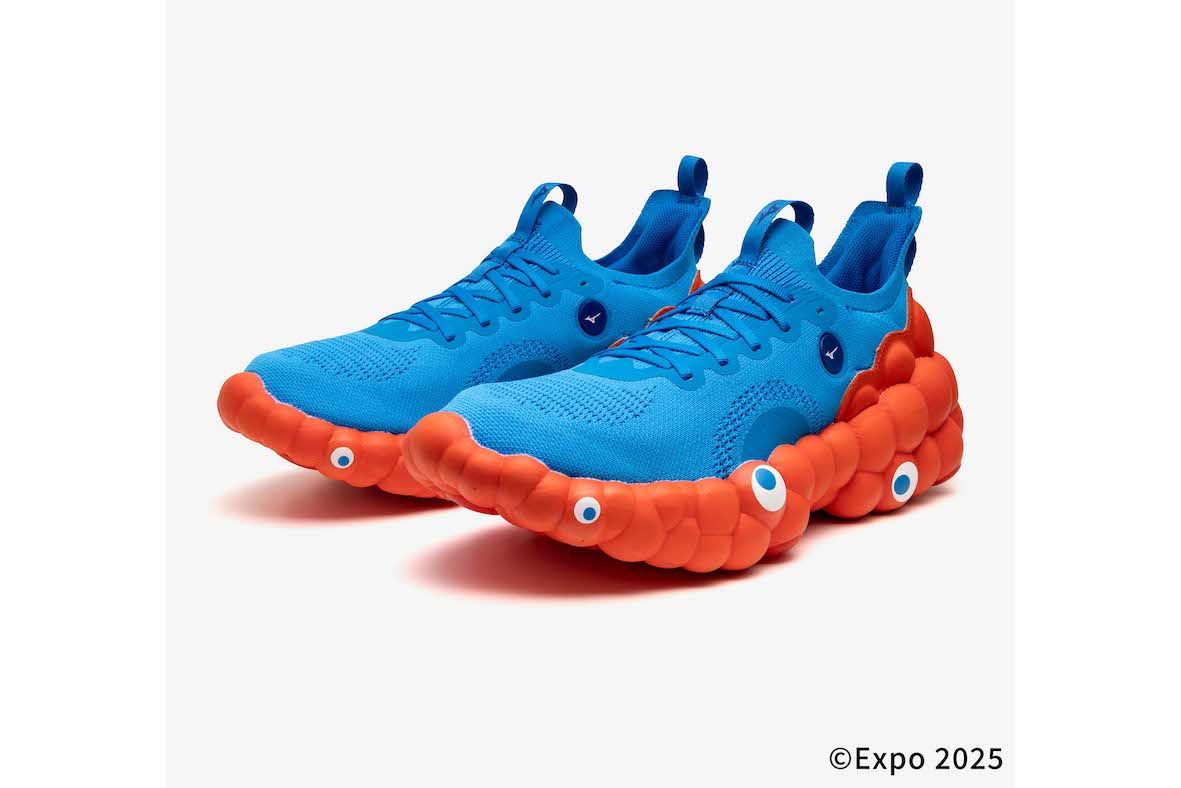 ミャクミャクスニーカー（ザミズノエナジーOSAKAEXPO2025　30,800円、公式サイトより）