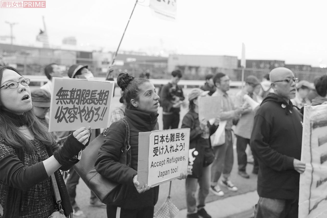 入管に収容されている外国人のうち、難民認定申請者は7割近くにのぼる一方、日本の難民認定率はわずか0.25%と狭き門だ