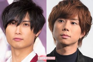 左から橋本良亮と北山宏光