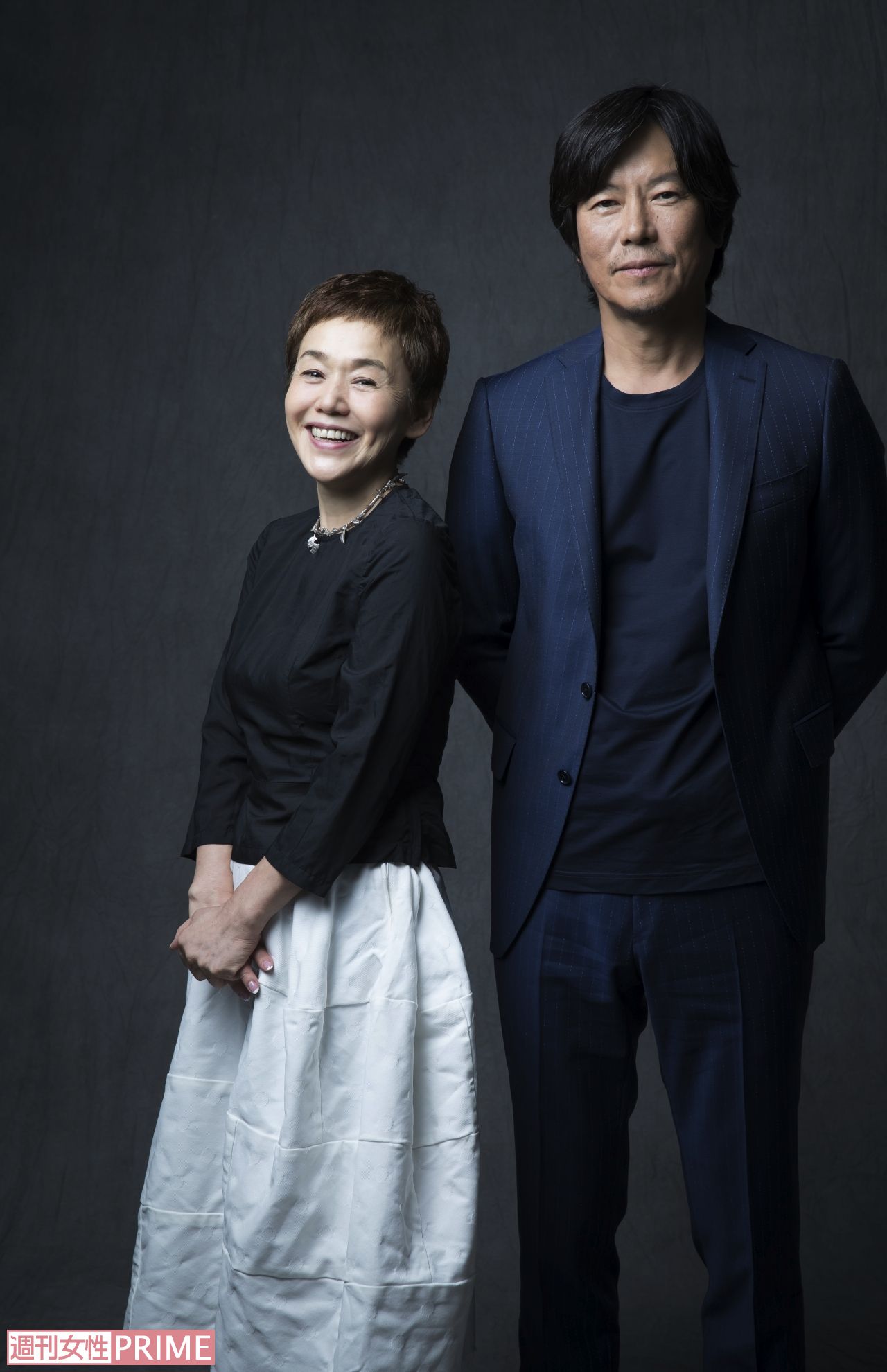 映画『後妻業の女』で詐欺師コンビを演じた大竹しのぶと豊川悦司　撮影／廣瀬靖士