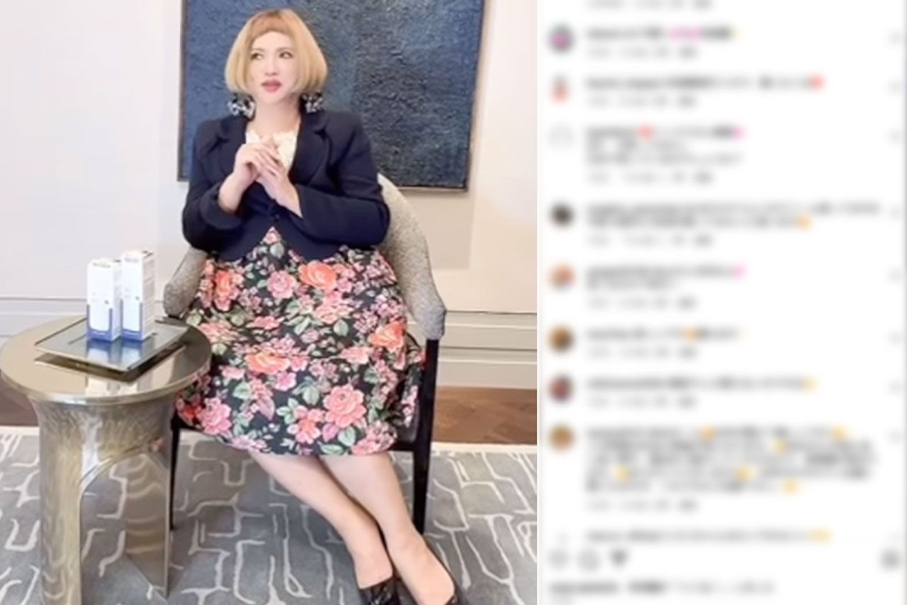 小顔に見えるIKKO（本人のインスタグラムより）