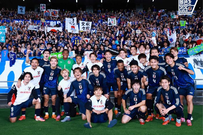 サッカー日本代表（公式Xより）