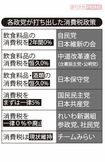 次期衆院選の公約“目玉”、各政党が掲げる消費税政策