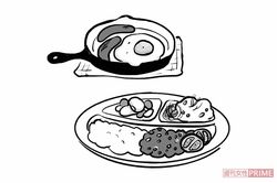 洗いものを少なくして負担を減らす！　イラスト／陶山みづほ