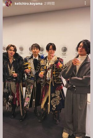 元KAT-TUN・赤西仁の〈42歳のバースデーライブ〉に上田竜也、中丸雄一