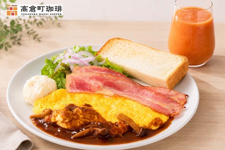 高倉町珈琲「スクランブルエッグ」モーニングサービスはドリンク料金＋680円
