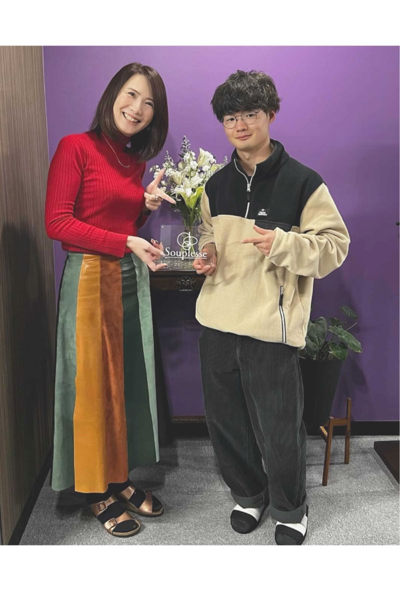 写真右が濱田海人選手（本人SNSより）