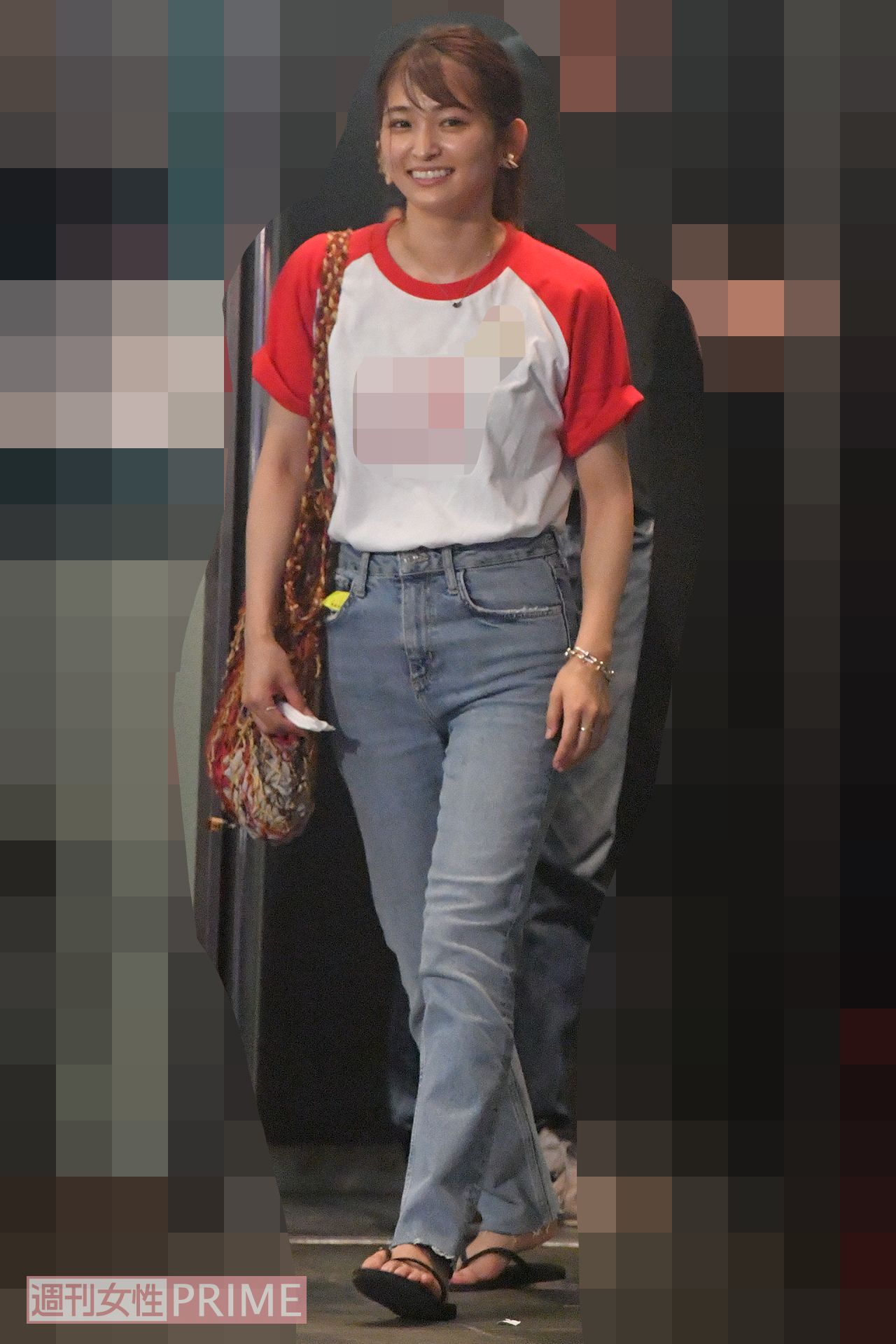 ライブ終了後、会場を後にした岡本玲