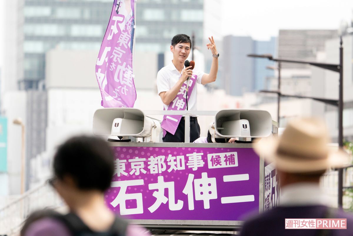 都知事選に立候補した石丸伸二氏