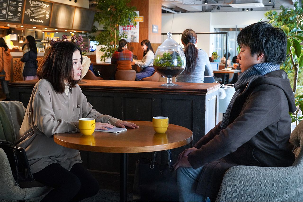 ケイトの父親が連続殺人犯と知り、別れを切り出した野中　(c)日本テレビ　