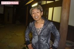 '15年4月、福岡県内で本誌の直撃に笑顔で引退理由を語った香田晋