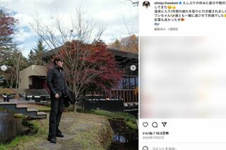 北海道日本ハムファイターズの新庄剛志監督（本人のインスタグラムより）