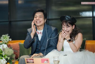 ミルクボーイ、ミキら約400人が祝福！ バンビーノ藤田“オンライン結婚式”の一部始終