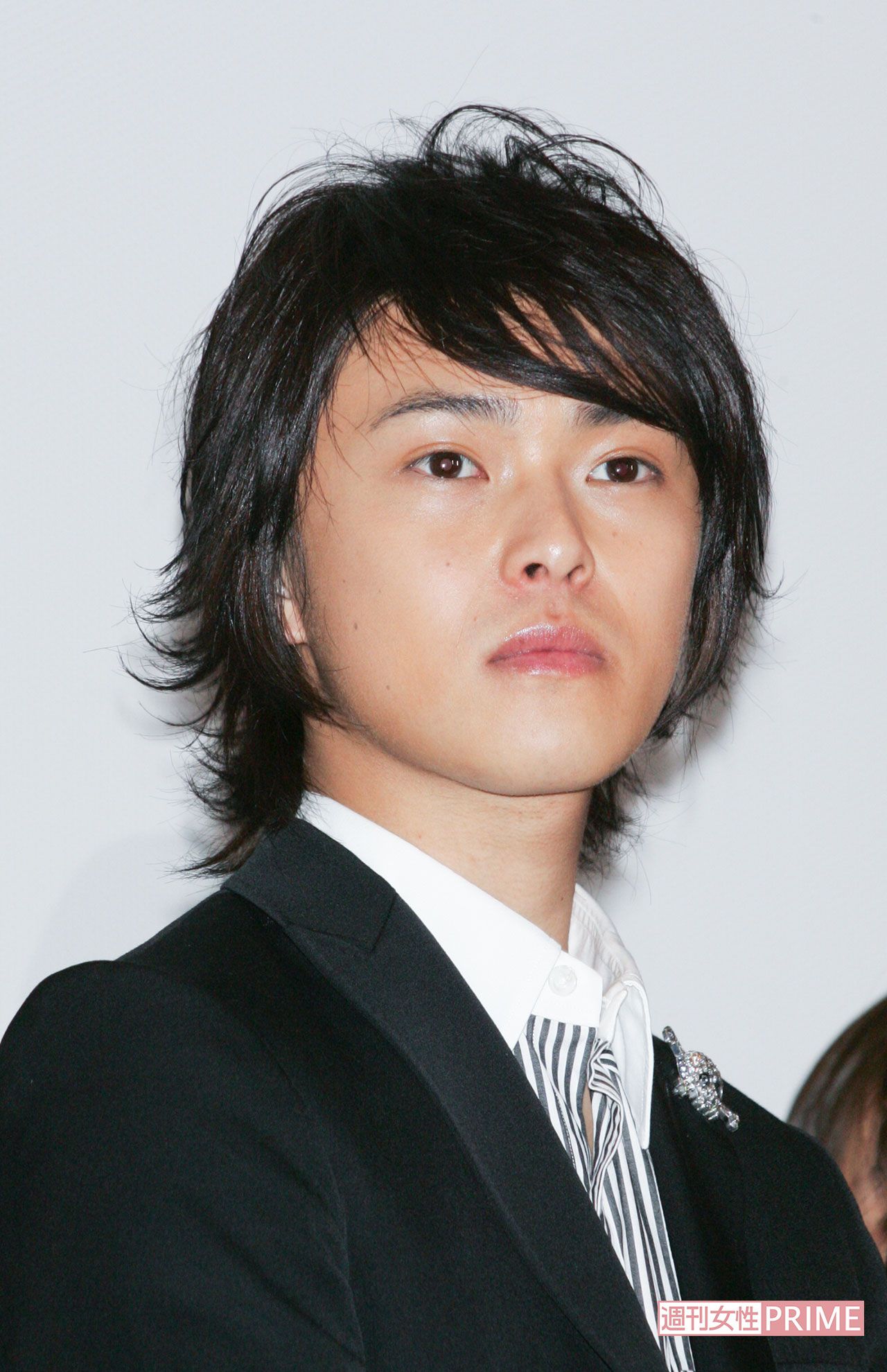 勝地涼。映画『亡国のイージス』初日舞台挨拶（ '05年撮影）