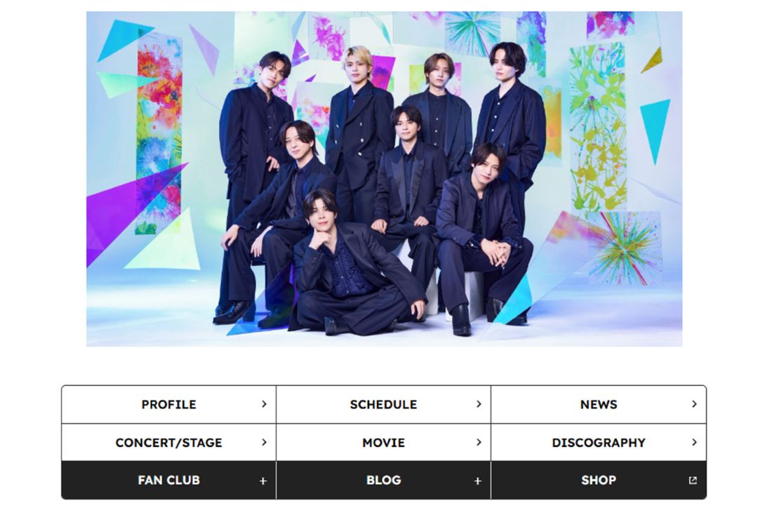 10月1日午前、『timelesz』のグループ写真にはいまだ猪俣周杜の姿があった（公式サイトより）