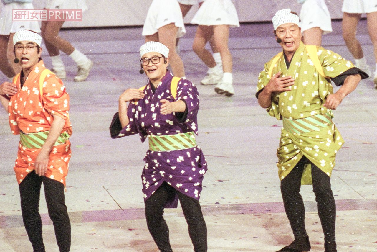 2001年12月のNHK紅白に『ザ・ドリフターズ』として出演した仲本工事さん