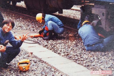 国鉄に就職し、車両修繕の仕事をしていた20代のころ