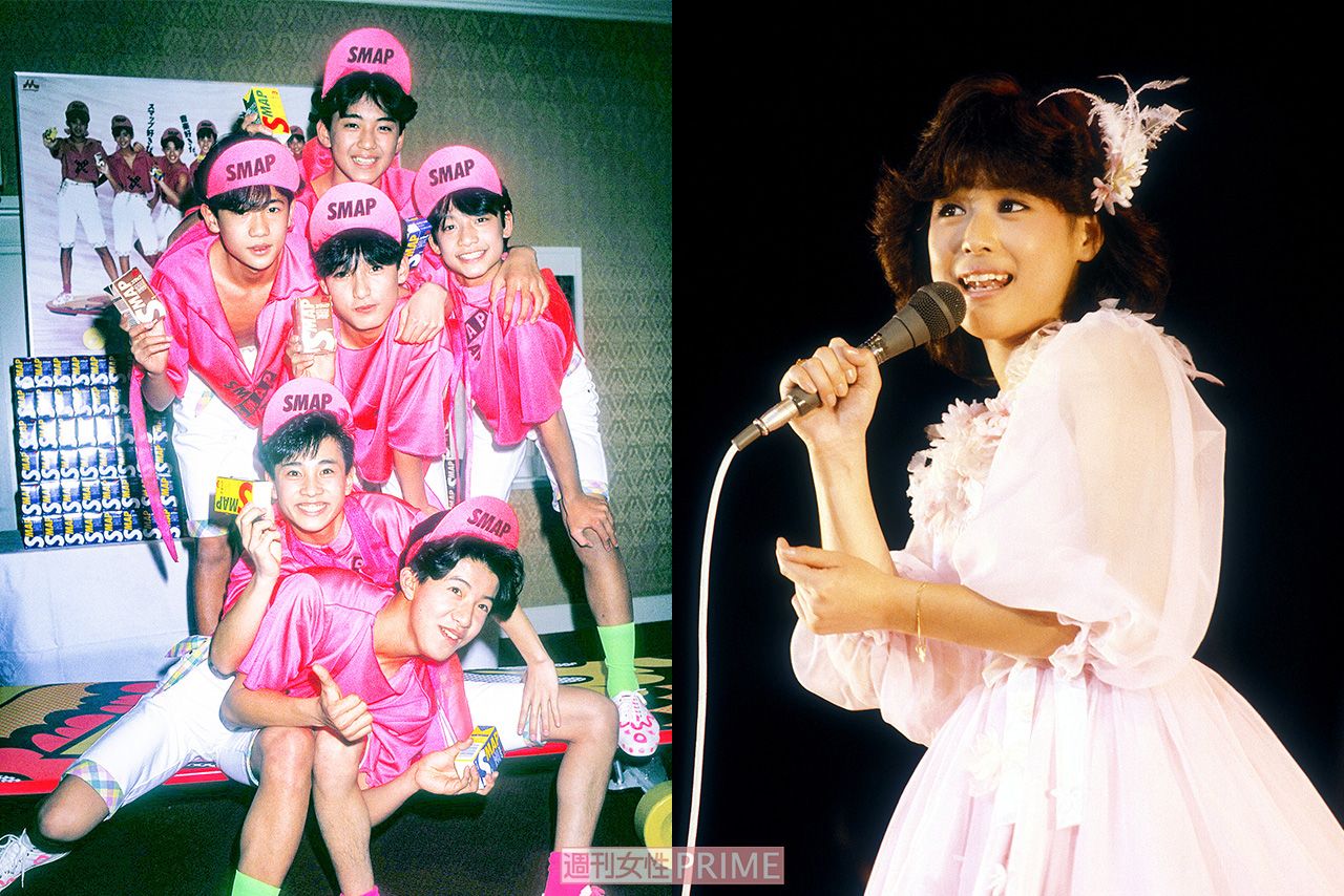 （左から）SMAP、松田聖子