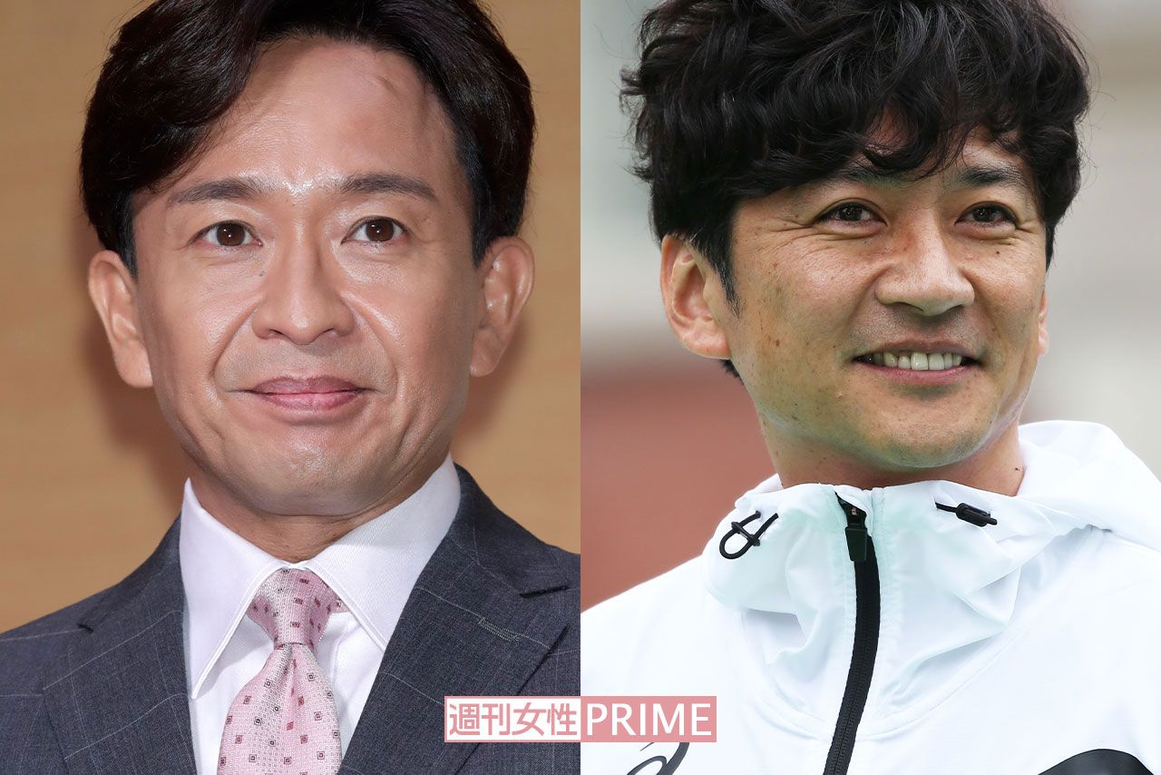 鉄腕DASHに出演するTOKIOの城島茂と国分太一