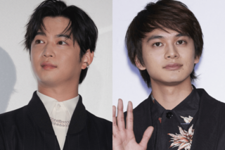 左から『星降る夜に』で一星の同僚・佐藤春を演じている千葉雄大（33）、遺品整理士・柊一星を演じている北村匠海（25）