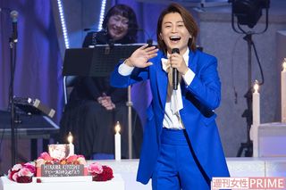 2月2日のデビュー記念日に歌う氷川きよし　撮影／廣瀬靖士　