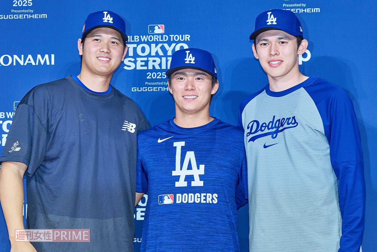 ドジャースの大谷翔平、山本由伸、佐々木朗希