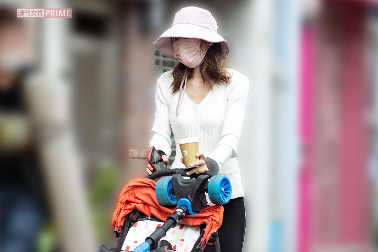 6月上旬、娘をインターに送って帰る途中の熊田を直撃。記者の質問には、いっさい応じなかった