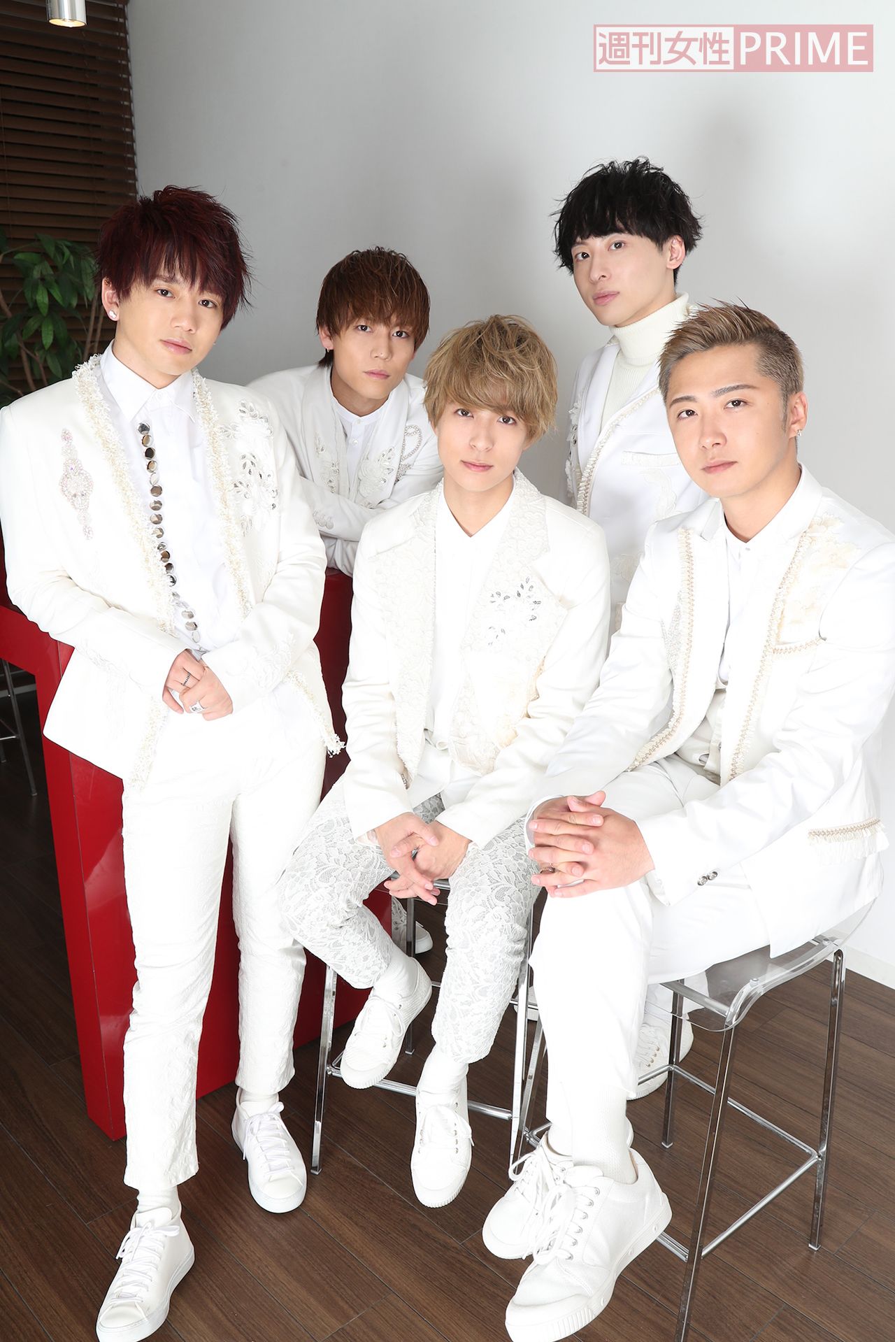 Da-iCE (左から)花村想太、岩岡徹、和田颯、工藤大輝、大野雄大　撮影／坂本利幸