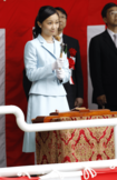 佳子さま初の地方単独ご公務では海底広域研究船の進水式に出席(2015年6月7日)