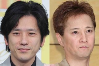 左から二宮和也と中居正広