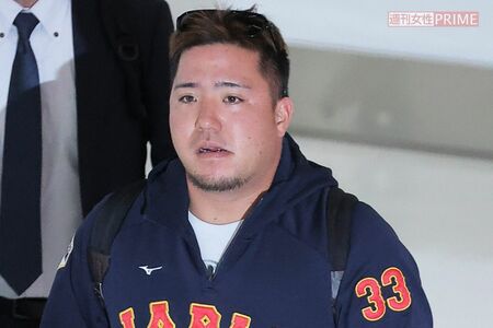 2023年、WBC決勝戦を終えて帰国した山川穂高