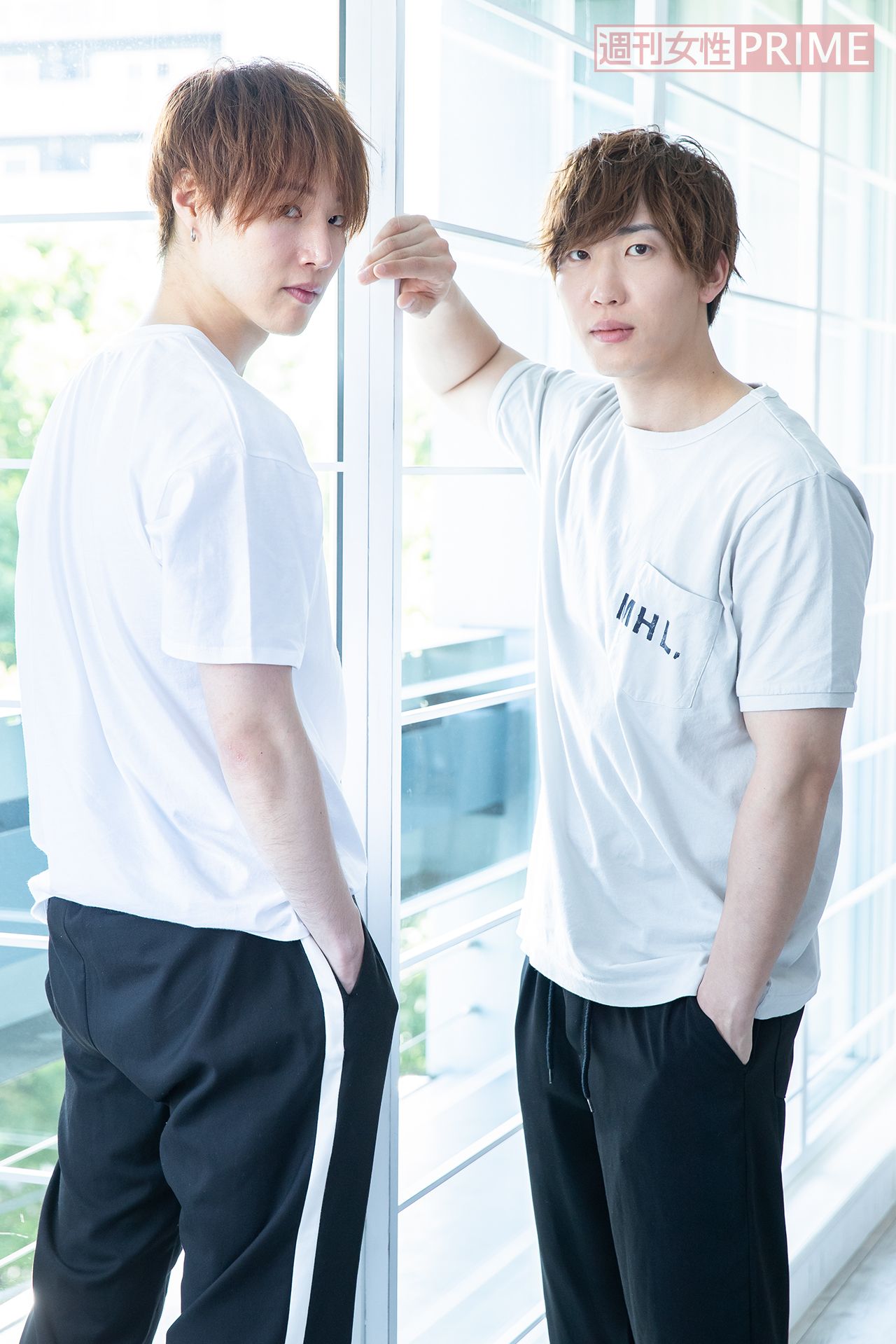 (左)ルイ、(右)サンウ　撮影／廣瀬靖士