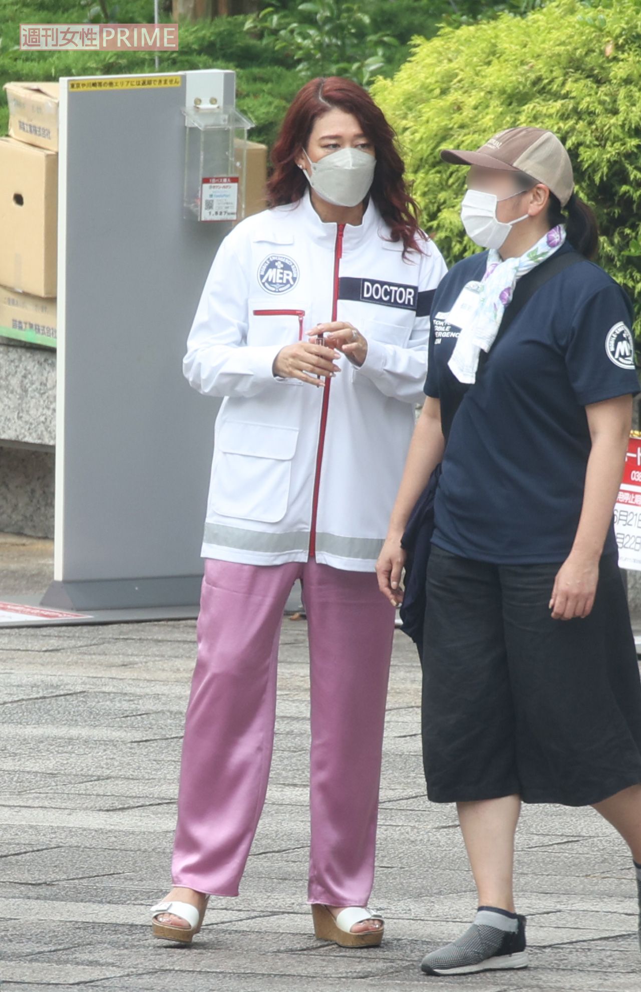 映画撮影の現場にはドラマ版『TOKYO MER』にはいなかったLiLiCoの姿もあった