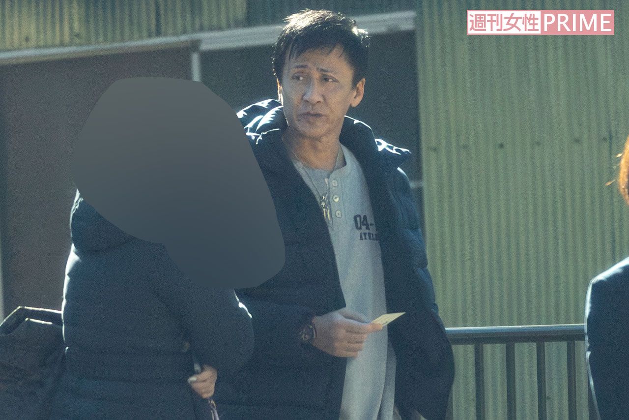 婚約者女性と建設会社の寮から出てきた木村一八を直撃（'23年11月18日）